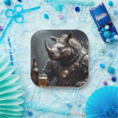 ウォリアー・リノ ペーパープレート (パーティー)