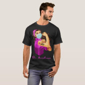 ウォリアーUnbreakable – ファイター線維筋痛アワレネ Tシャツ (正面フル)