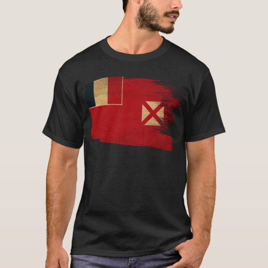ウォリスおよびフトゥナ諸島の旗 Tシャツ (正面)