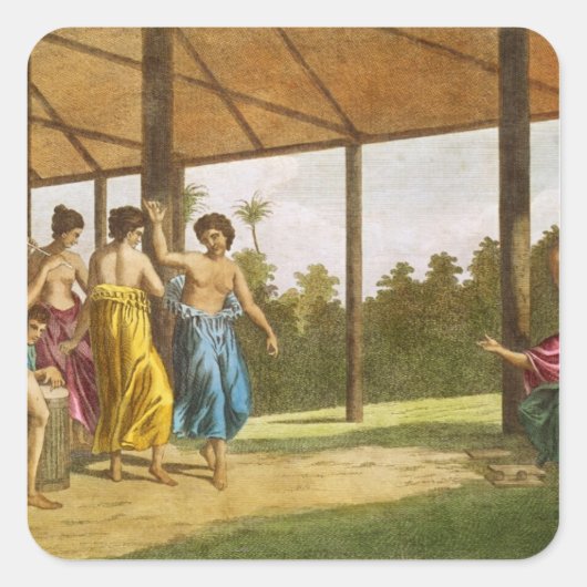 ウォリス大尉、オタハイテに到着した スクエアシール (正面)