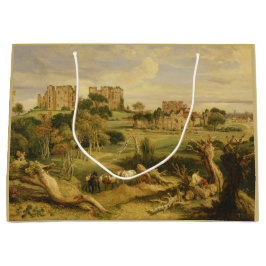 ウォリックシャーのケニルワース城 (ジェームズ・ワード画) ラージペーパーバッグ