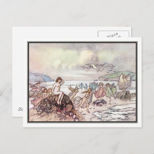 ウォリック・ゴーブルによる水ベビーの検索 ポストカード (正面/裏面)