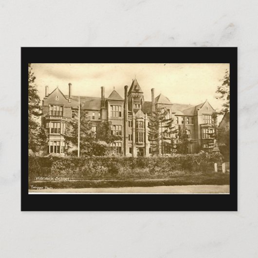 ウォリック・スクール旧葉書 ポストカード (正面)