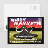 ウォリーマンモスはがき ポストカード (正面/裏面)