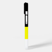 ウォルガドイチェ国旗（黒・黄・白） Case-Mate iPhoneケース (裏面 / 左)