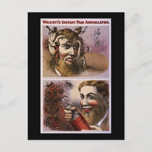 ウォルコットの即効鎮痛剤 ポストカード (正面)