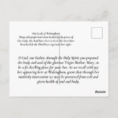 ウォルシンガムの我々の婦人 ポストカード (裏面)