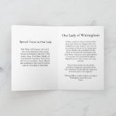 ウォルシンガムカードの我々の女性 カード (内部)