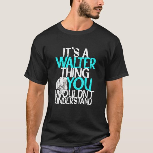 ウォルターの分からない事だ Tシャツ (正面)