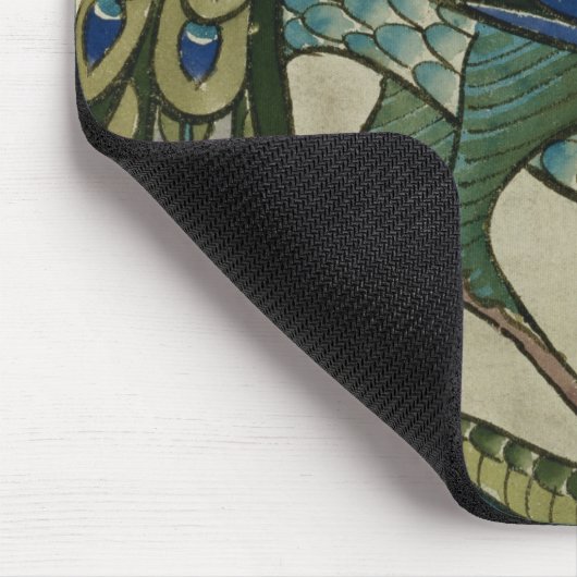 ウォルタークレーンによって鷲および魚のデザインを、タイルを張って下さい マウスパッド (コーナー)