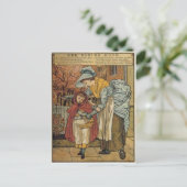 ウォルタークレーンによるリトルレッド乗馬フード1845 to 1915 ポストカード (スタンド正面)