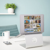 ウォルタークレーンアートギャラリーシール シール (デスク上のノートパソコン)