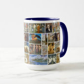 ウォルタークレーンアールヌーボーギャラリーコラージュ マグカップ (正面右)