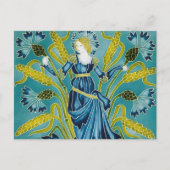 ウォルタークレーンズフローラアールヌーボー ポストカード (正面)