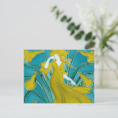 ウォルタークレーンズフローラアールヌーボー ポストカード (スタンド正面)