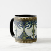 ウォルタークレーンツースワンアールヌーボーヴィンテージデコール マグカップ (正面左)