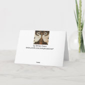 ウォルタークレーンヴィンテージのイラストレーションによる2羽の白鳥 カード (裏面)