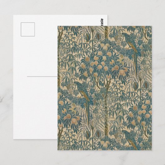 ウォルタークレーンヴィンテージアールヌーボーマコーパターン ポストカード (正面/裏面)