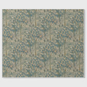 ウォルタークレーンヴィンテージアールヌーボーマコーパターン ラッピングペーパー (フラット)