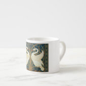 ウォルタークレーン白鳥、ラッシュとアイリスアールヌーボー エスプレッソカップ (正面右)