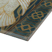 ウォルタークレーン白鳥、ラッシュとアイリスアールヌーボー カッティングボード (角)