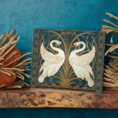 ウォルタークレーン白鳥、ラッシュとアイリスアールヌーボー フォトプラーク (側面)