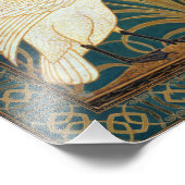 ウォルタークレーン白鳥、ラッシュとアイリスアールヌーボー フォトプリント            (角)