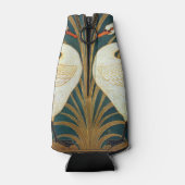 ウォルタークレーン白鳥、ラッシュとアイリスアールヌーボー ボトルクーラー (裏面)