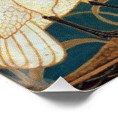 ウォルタークレーン白鳥、ラッシュとアイリスアールヌーボー ポスター (コーナー)