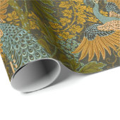 ウォルタークレーン – ヴィンテージイチジクと孔雀パターン ラッピングペーパー (ロールコーナー)