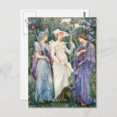 ウォルタークレーン:春のシンボルや象徴 ポストカード (正面/裏面)