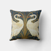 ウォルタークレーン – Swan, Rush And Irisアールヌーボー クッション (裏面)