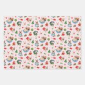 ウォルターグッドボーイホリデーラッピング紙 ラッピングペーパーシート (正面3)