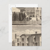 ウォルターズ、クロウエルレジデンス、ファーム ポストカード (正面/裏面)