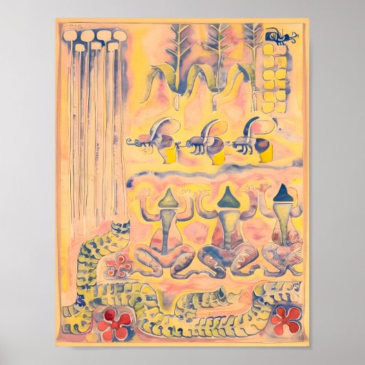 ウォルター・アンダーソン絵画 ポスター (正面)