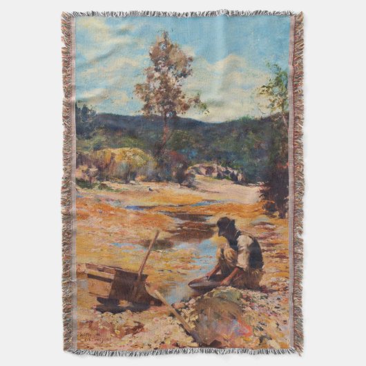 ウォルター・ウィザーズ金ゴールド1893オーストラリア スローブランケット (正面縦)