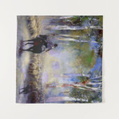 ウォルター・ウィザーズ「牛飼い」1912年 オーストラリアのアート タペストリー (正面(横))