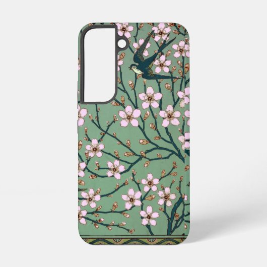 ウォルター・クレインの燕とアーモンド SAMSUNG GALAXYケース (裏面)