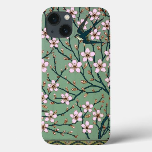 ウォルター・クレイン ツバメとアーモンド Case-Mate iPhoneケース (裏面)