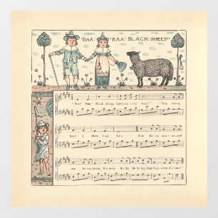 ウォルター・クレイン バァバァ黒ひび Nursery Rhyme ウィンドウサイン