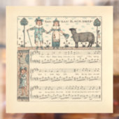 ウォルター・クレイン バァバァ黒ひび Nursery Rhyme ウィンドウサイン (シート2)