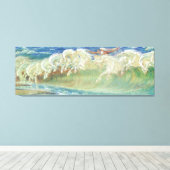 ウォルター・クレーンによるネプチューン王の馬 キャンバスプリント (インサイチュ (ウッドフロア))