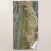 ウォルター・クレーンによる海王馬 ビーチタオル (正面)