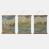 ウォルター・クレーンによる海王馬 吊り下げ型タペストリー (トリプル)