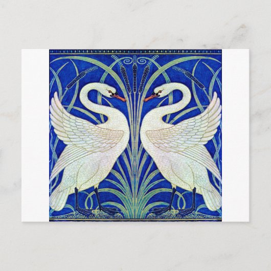 ウォルター・クレーンによる白鳥 ポストカード (正面)