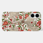 ウォルター・クレーンの白いオウムと赤いザクロのアート Case-Mate iPhoneケース (裏面 (横))