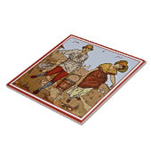 ウォルター·クレーン「ジャック&ジル」c1890レプロタイル タイル (側面)