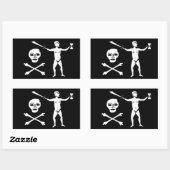 ウォルター・ケネディ海賊旗ステッカー 長方形シール (シート)