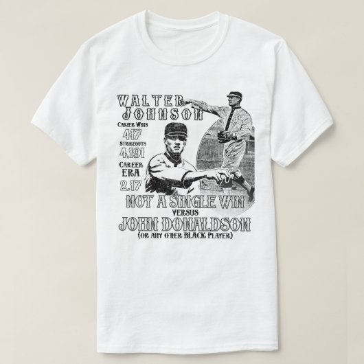 ウォルター・ジョンソンTシャツ Tシャツ (デザイン正面)