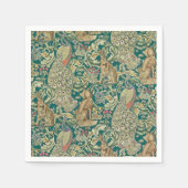 ウォルター・モリス 'フォレスト' ナップキン スタンダードカクテルナプキン (正面)